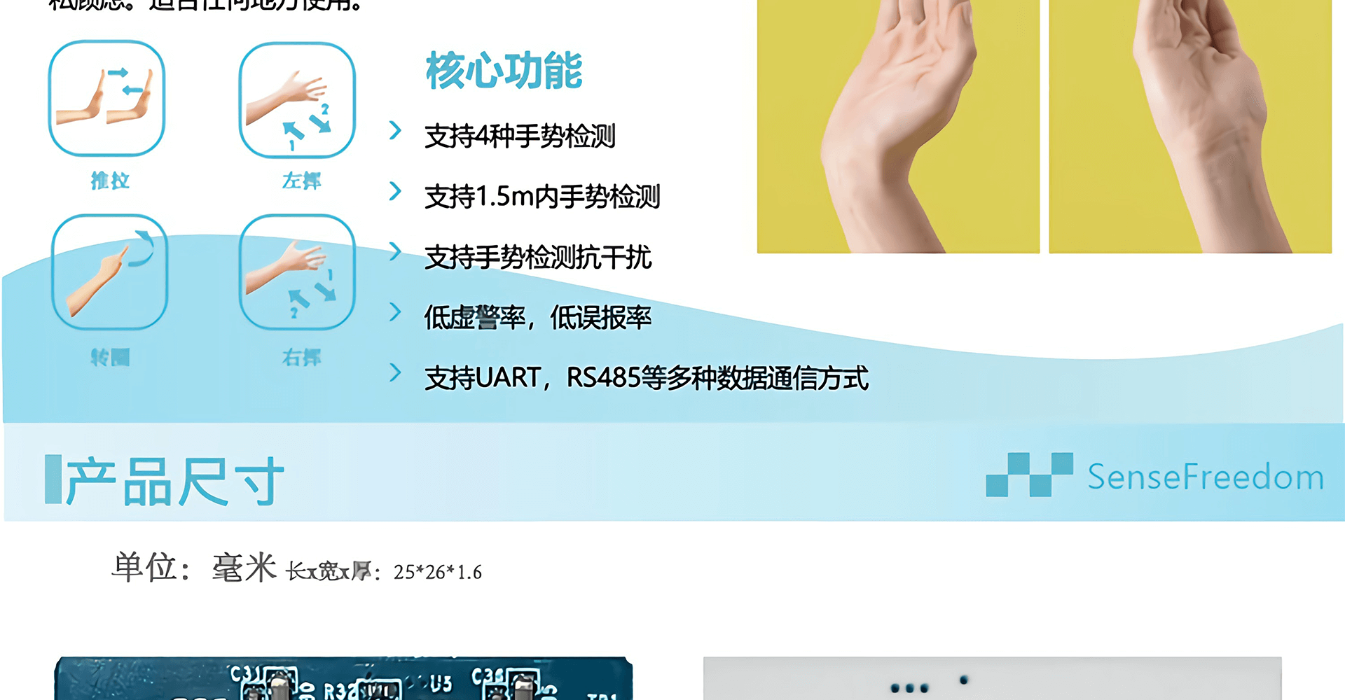 手势检测雷达-PG24B2